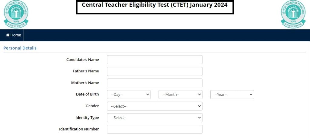 CTET Registration 