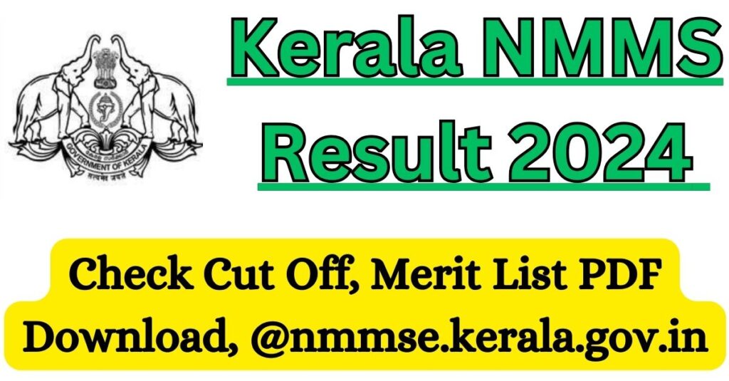 Kerala NMMS Result 2024 